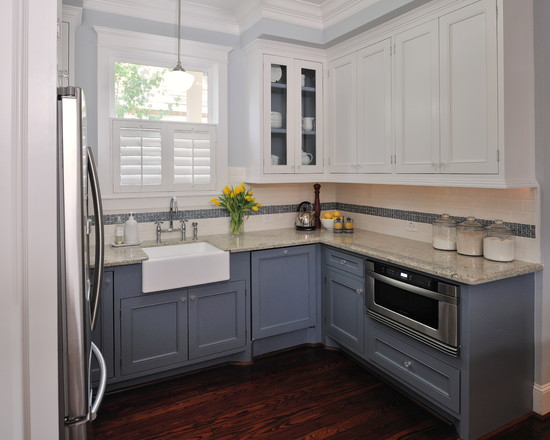 gray painted cabinets traditional kitchen