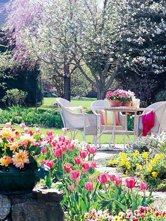 spring backyard idea